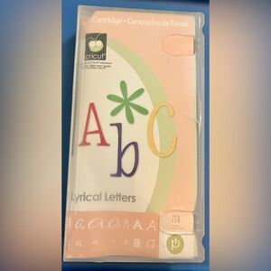 Cricut Lyrical Letters Cartridge‎